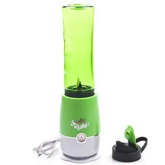Мини-блендер для коктейлей и смузы Shake'n Take Шейкер-блендер с бутылкой для взбивания коктейлей Коломыя