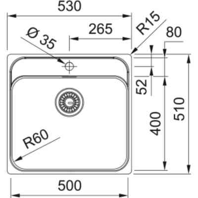 Мийка кухонна Franke 127.0703.299 Вінниця