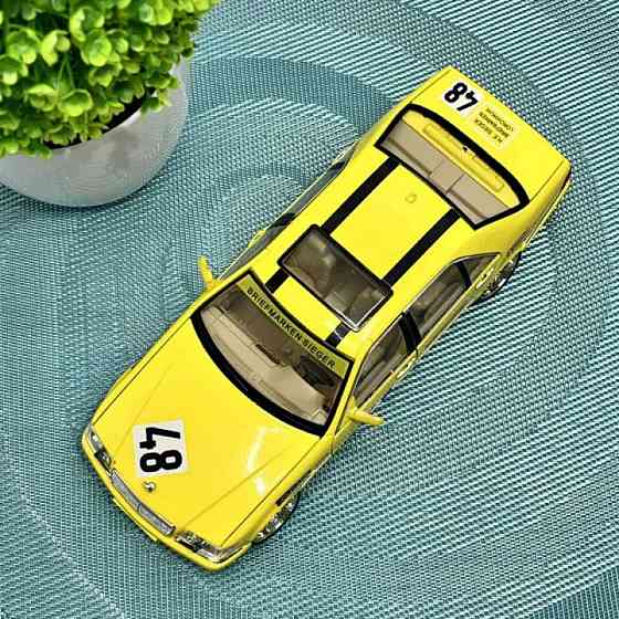 Машинка Авто Експерт Mercedes-Benz S-Class W140 металопластикова 1:24 звук світло інерція відчиняються двері капот багажник Жовта Чернігів