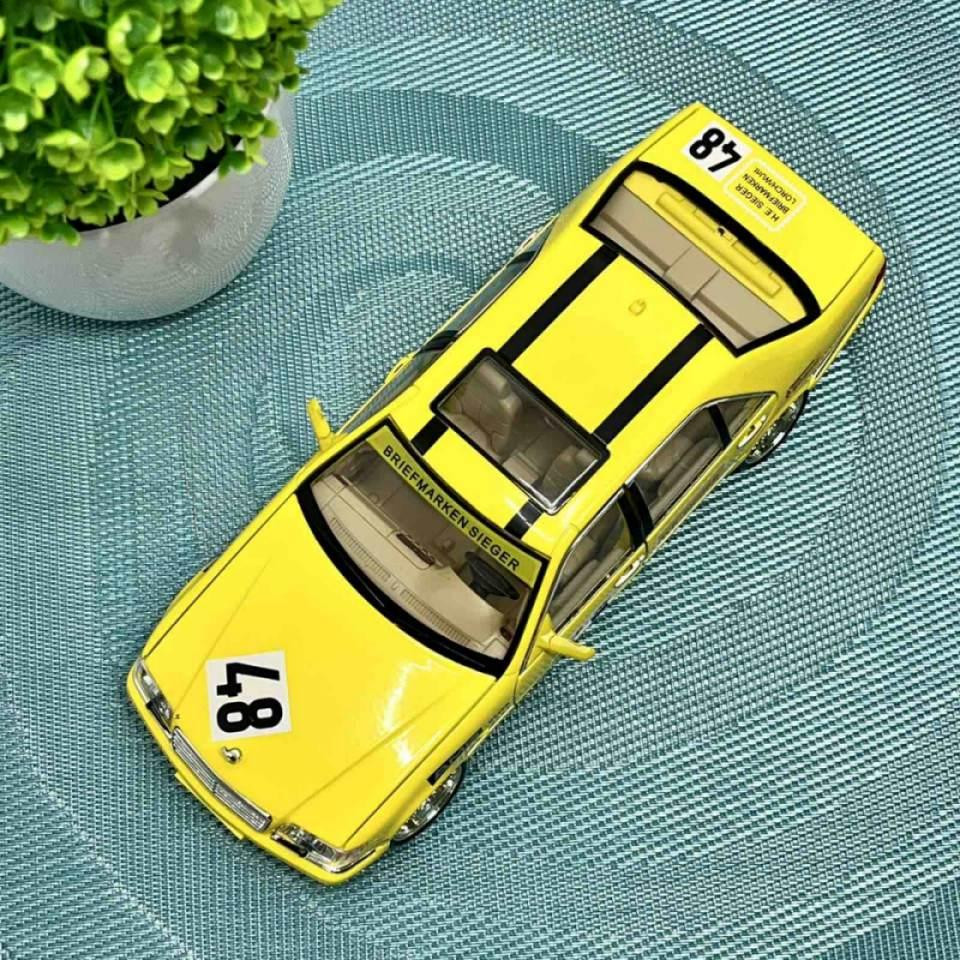 Машинка Авто Експерт Mercedes-Benz S-Class W140 металопластикова 1:24 звук світло інерція відчиняються двері капот багажник Жовта Чернігів - фото 2