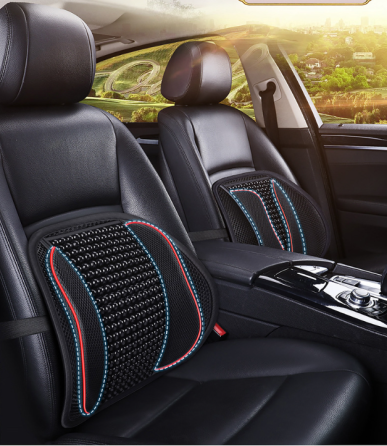 Упор для спины с ДЫШАЩИМ переплетением на сиденье в авто, офисное кресло, ортопедический с НАКЛАДКАМ Кременчуг