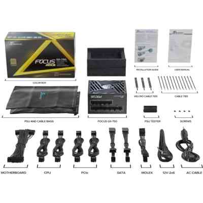 Блок живлення Seasonic 750W FOCUS-GX-750-ATX31 (FOCUS-GX-750-ATX31) Вінниця