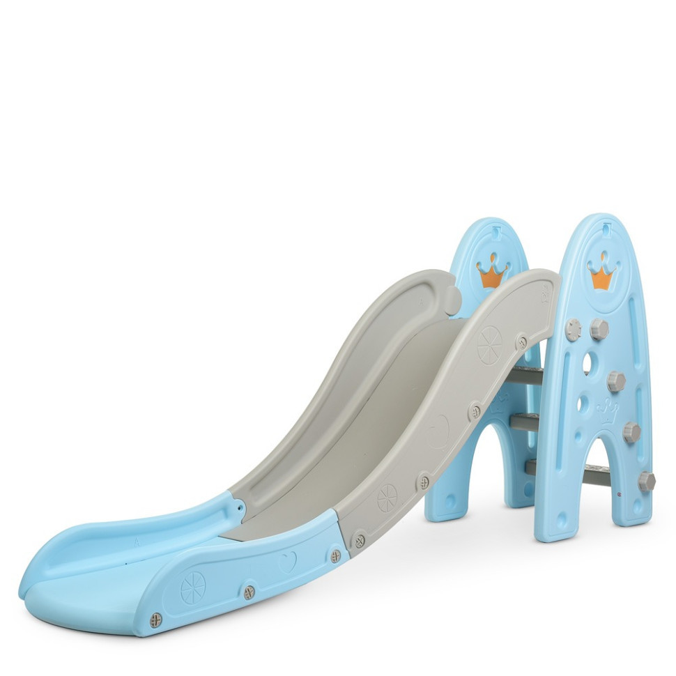 Дитяча гірка WM19003-4 пластик, з баскетбольним кільцем Вінниця - фото 1