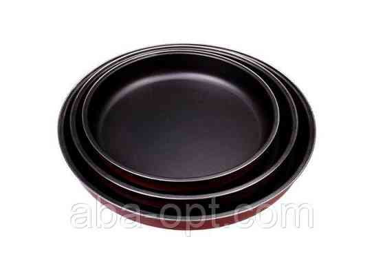 Форма антипригарная круглая Ø 36 \ 32 \ 28 Н 4 см (Набор 3 шт).Aba-Opt Одесса