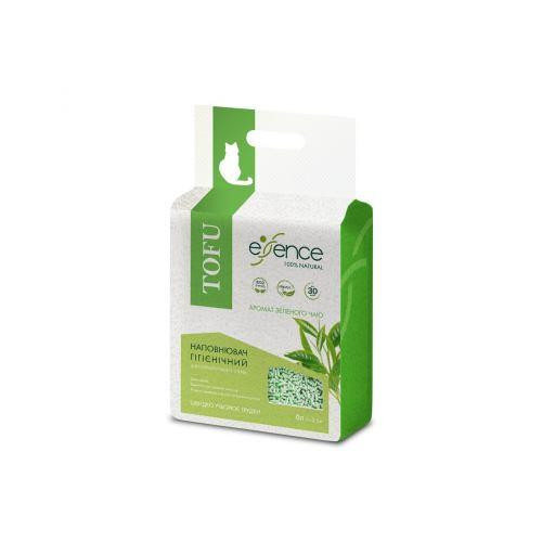 Наполнитель для кошачьего туалета Essence из тофу, с ароматом зеленого чая, 6 л Киев - изображение 1