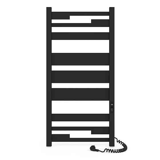 Електрична рушникосушка Laris Зебра Афіна ЧКФ 9 500Х1100 Е чорна П/П Київ