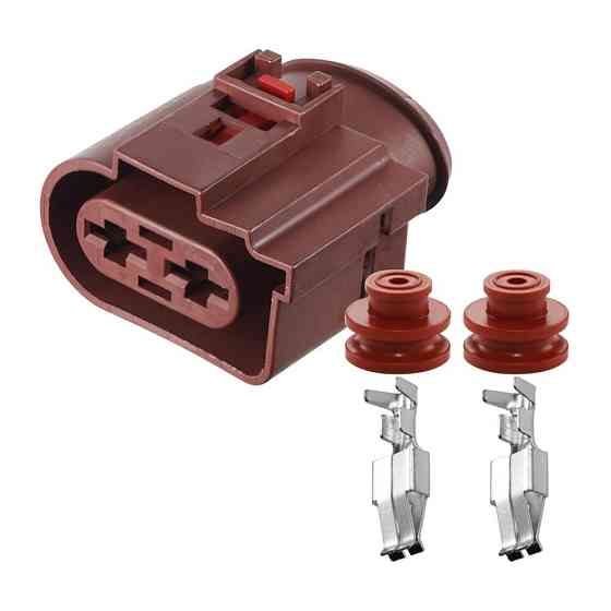 Роз'єм конектор 2-кон., Вентилятор, Компрессор, 1K0971055A, VAG Германия, Франция, Германия Audi, Bugatti, Porsche, Seat Київ