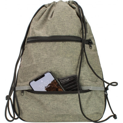 Сумка для взуття Cool For School з 2 блискавками з розширенням унісекс Коричнева (CF85759-07) Вінниця - фото 2