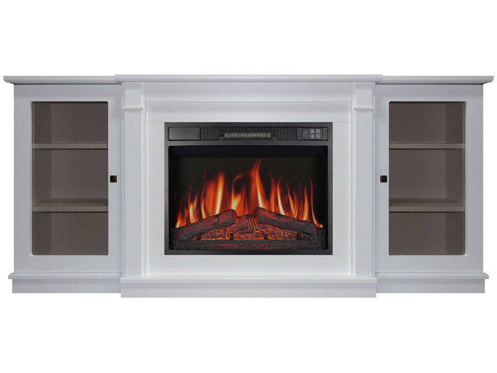 Каминокомплект ArtiFlame Vermont AF23S белый с обогревом и звуком горения огня Львов - изображение 1