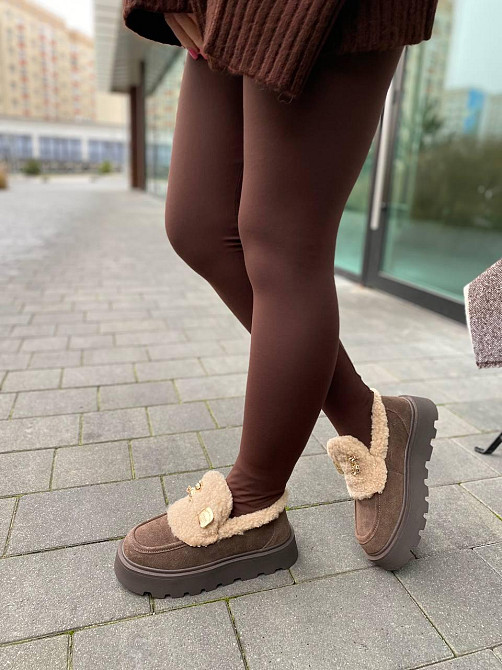PLPS Угги жіночі PLPS 2802-4 коричневі (зима, замша натуральна) (6029) Коломыя - изображение 6