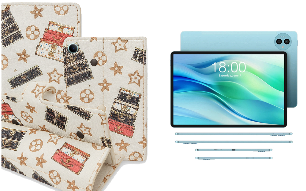 Книжка-трансформер для планшета Teclast P50 Mini, Teclast P50AI, колір Black Lyi White Київ - фото 1