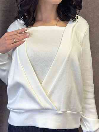 Демісезонна жіноча кофтинка "Alisia" оптом | Норма і батал | Розпродаж моделі Молочний, 42-44 Київ