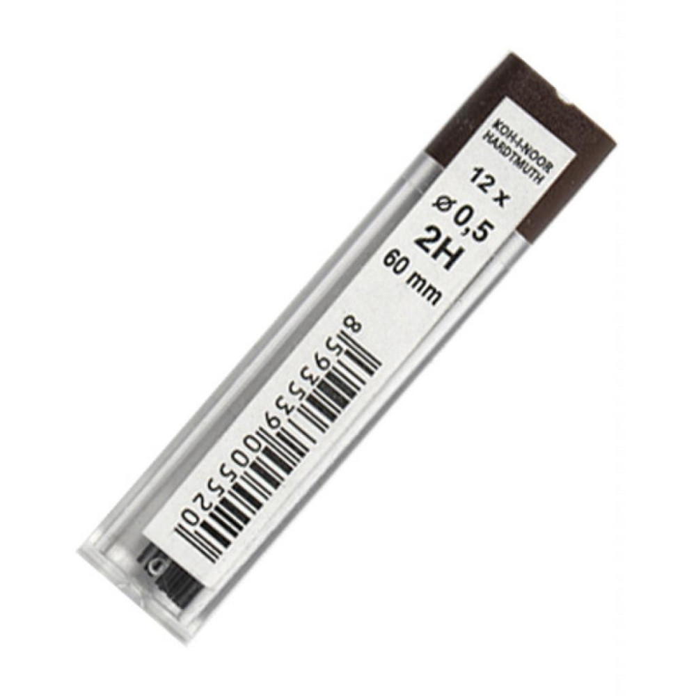 Грифель для механічного олівця Koh-i-Noor 4152.2H, 0.5 мм, 12шт (415202H005PK) Вінниця - фото 1