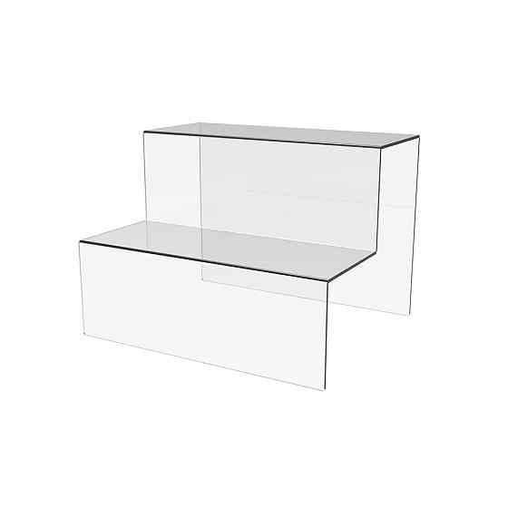 Горка EKOSTAR под товар на 2 ступеньки из акрила 250х200х180 Киев