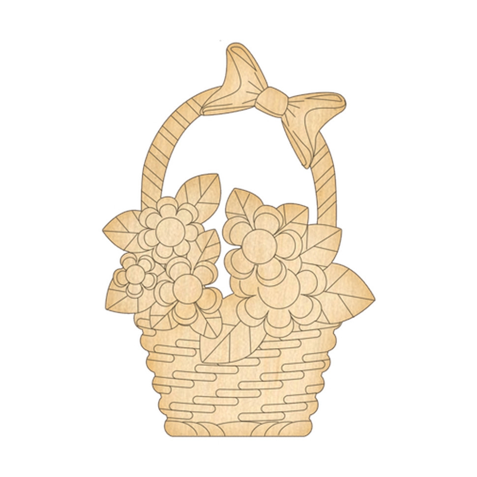 Фігурка для розфарбовування та декорування "Квіти-5" FDZ-152 Вінниця - фото 1