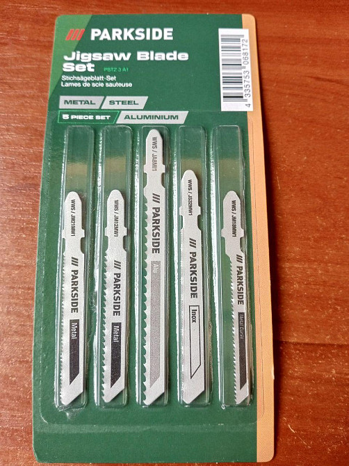 Набір полотен для лобзика PARKSIDE®, 5 шт. (металевий набір) Німеччина Полтава - фото 1