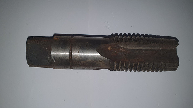 Мітчик ручний М45х4. Довжина — 150 мм. СРСР. Харків - фото 1