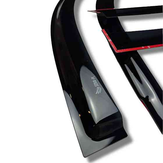 Дефлектори вікон (вітровики) BMW 3 (E46) 1998-2006, 4шт, SOVA-PL, седан, на скотчі Київ