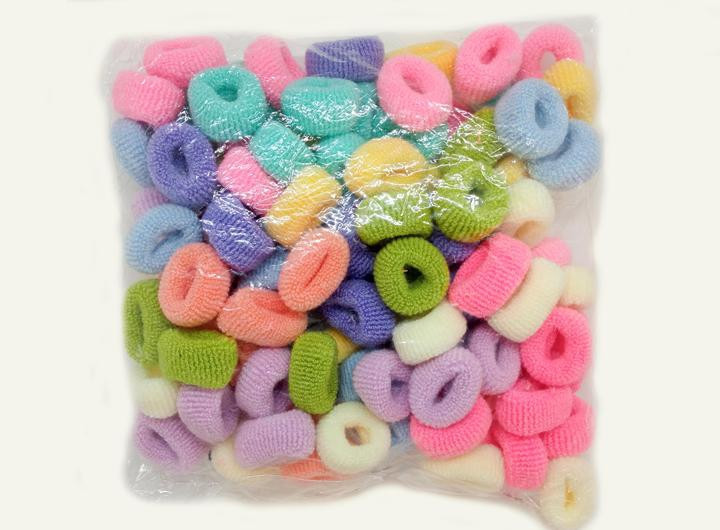 Резинка для волос махровая набор 100 шт Киев - изображение 1