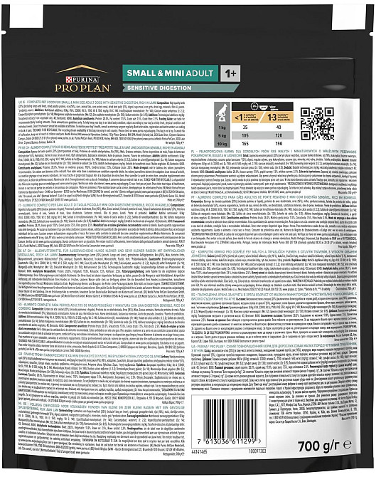 Сухой корм Pro Plan Small&Mini Sensitive Digestion для собак мелких пород с ягненком, 700 г Винница - изображение 3