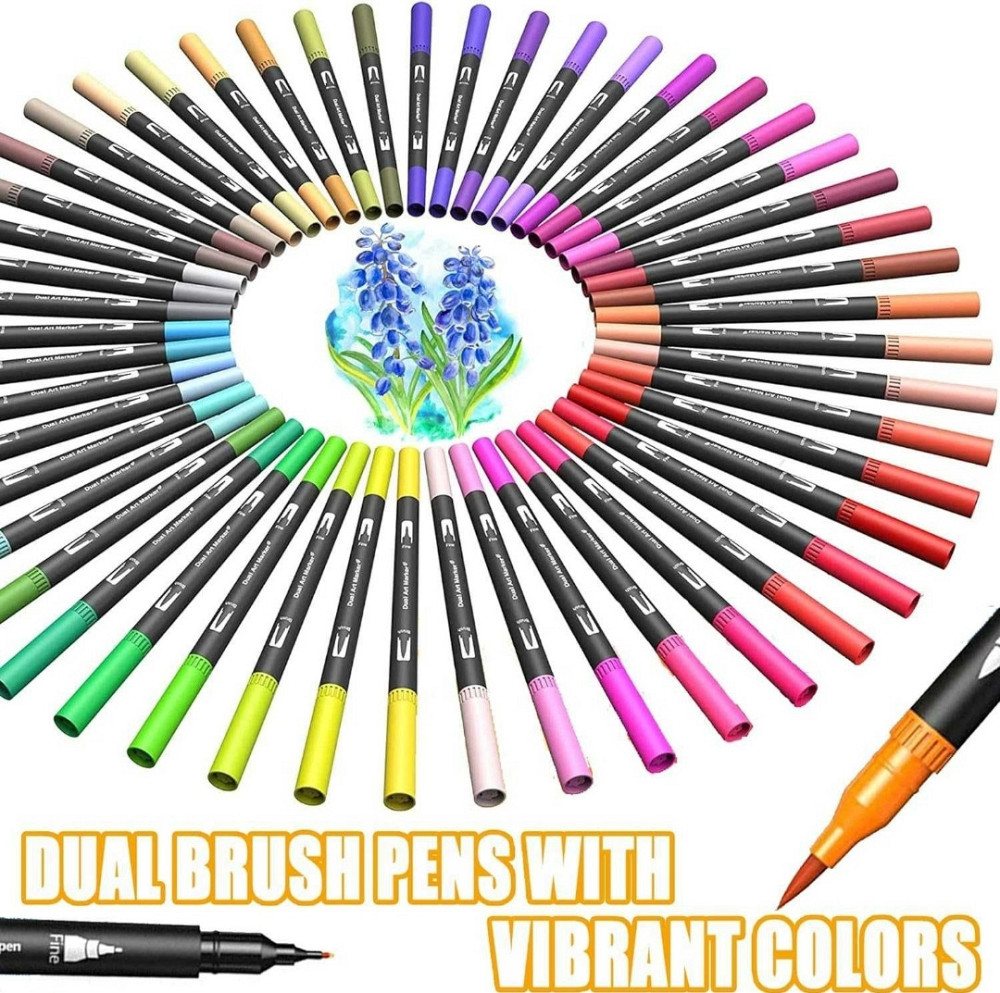 Бездоганні Акварельні скетч маркери двосторонні для дітей фломастери. Харків - фото 10