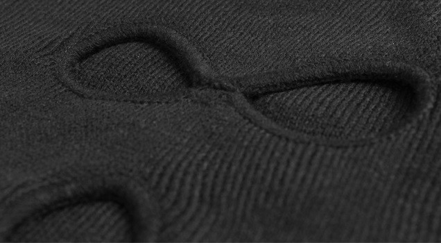 Універсальна Тактична Балаклава зимова з 3 отворами Mil-Tec від Sturm (12114002) Black Нововолинськ - фото 7