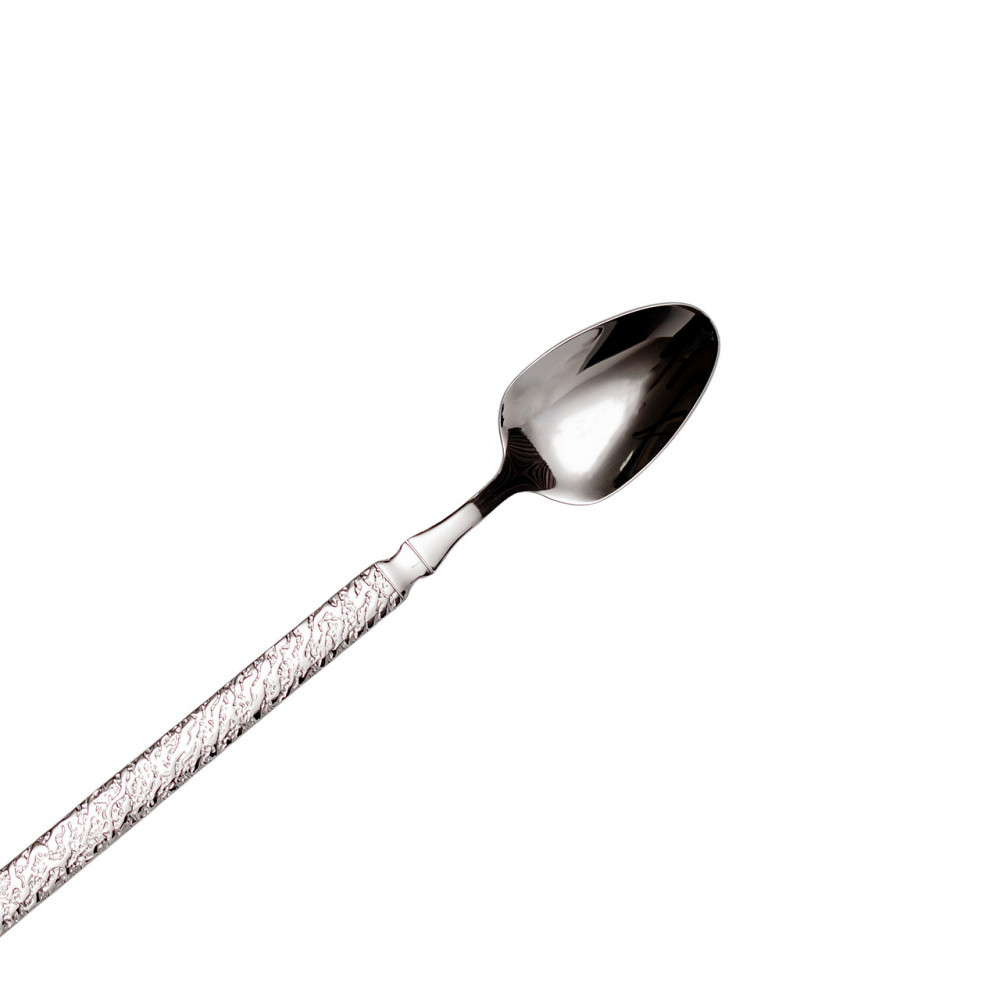 Набір десертних ложок 6 штук з нержавіючої сталі 20 (см) Срібло HP-8-38 Коломия - фото 3