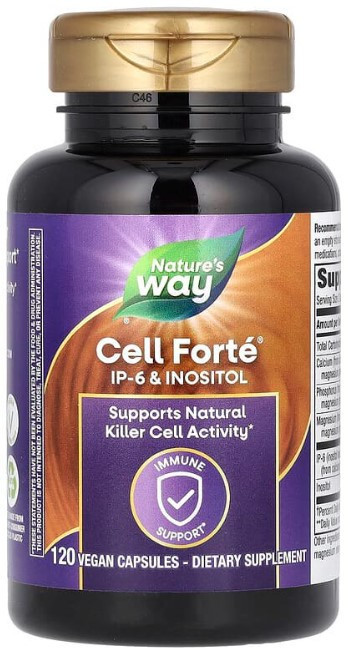 Фітинова кислота Nature's Way Cell Forté IP-6 & Inositol 120 веганських капсул Київ - фото 1