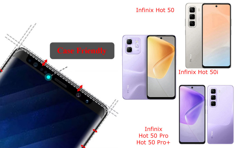 Захисне скло HyperGlass Pro для Infinix Hot 50, Hot 50i, Hot 50 Pro, Hot 50 Pro+ – максимальна чутливість та захист Київ - фото 4