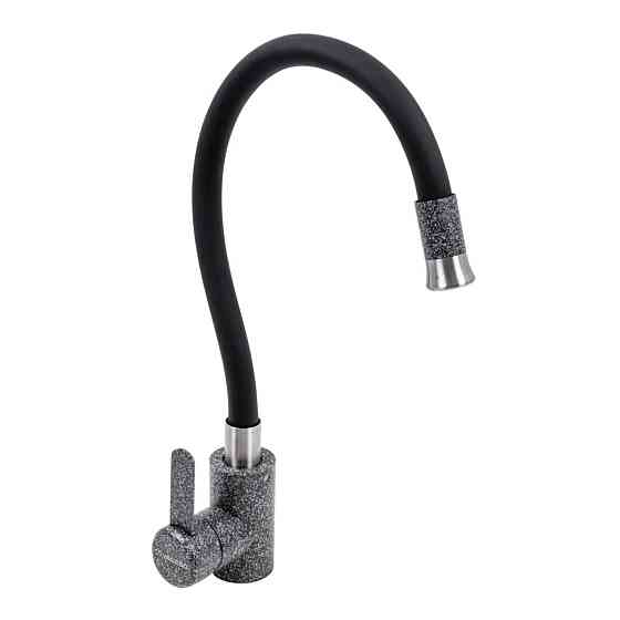 KT 90 змішувач гнучкий фарбований TM Valeso (ГРАФІТ) Коломыя