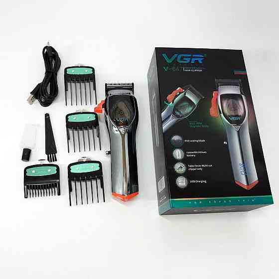 Хороші машинки для стрижки волосся для дому VGR Електрична машинка стрижки потужна DE-60 Київ