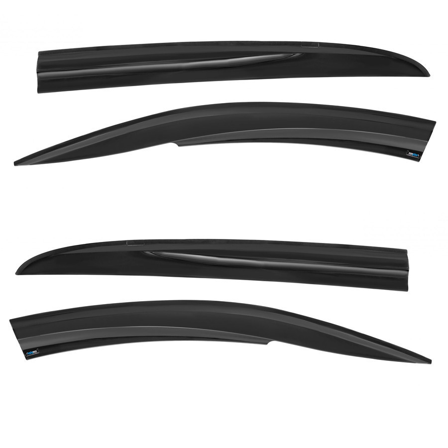 Дефлектори вікон (вітровики) Renault Megane II 2003-2008, 4шт, SunPlex, седан, на скотчі Вінниця - фото 2