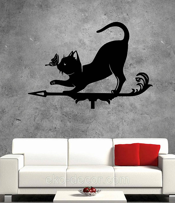 Декоративне настінне Панно «Кіт»  Декор на стіну Київ - фото 5