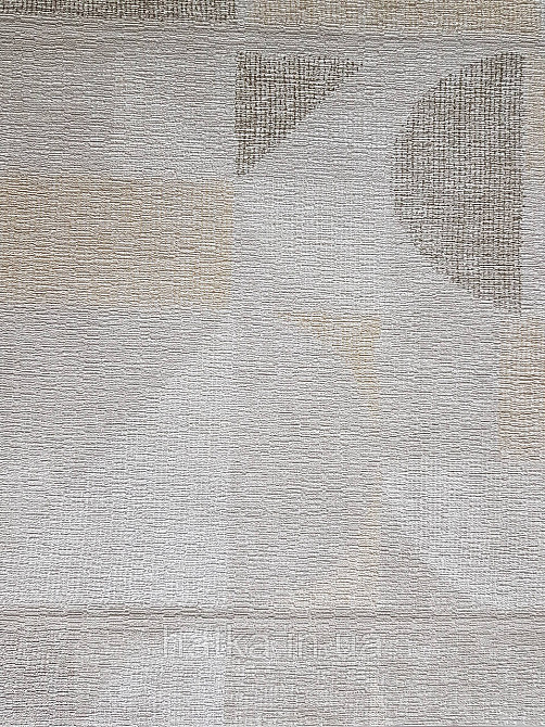 Шпалери вінілові на флізелін Rasch Riva 1.06х10 геометрія фігури сірі бежеві золотисті 972504 Київ - фото 2