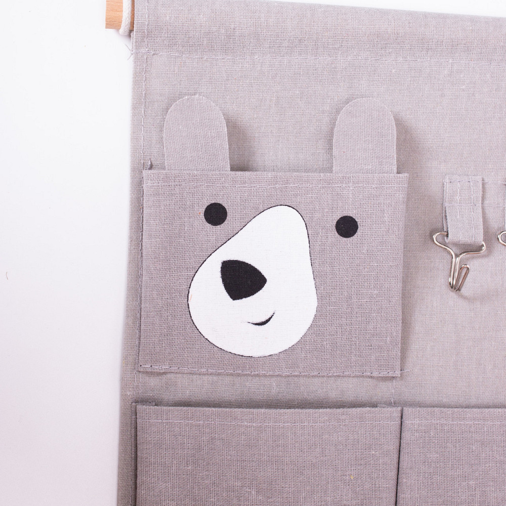 Yiwu Підвісний органайзер на 3 відділення 28×33 (см) Сірий HP-41-12G Київ - фото 2