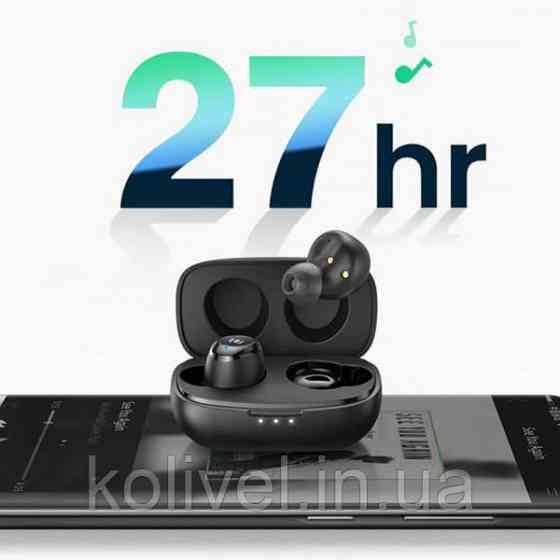 Навушники з мікрофоном UGREEN HiTune True Wireless Stereo Earbuds aptX™ (WS100) Чорні (80606) Київ