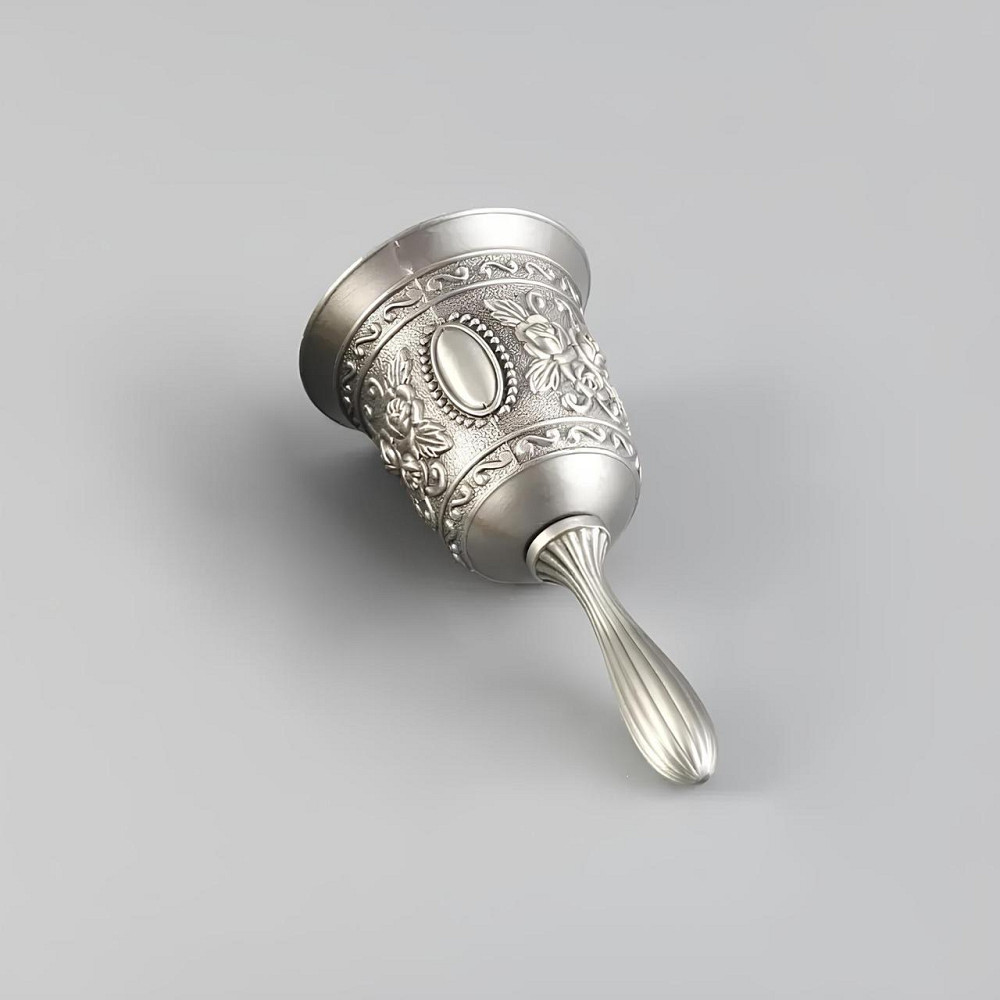 Ручний дзвін із цинкового сплаву RESTEQ 115х53 мм. Ручний дзвіночок із цинку Київ - фото 5