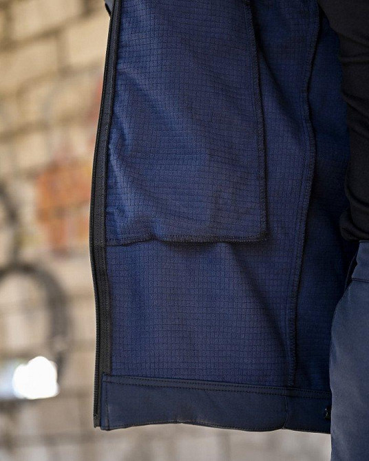 Демисезонный тактический костюм софтшел SATELIT синий ДСНС ПП8057 Одесса - изображение 16