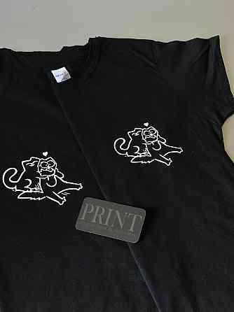 Парні футболки для хлопця та дівчини з котиками Чернівці