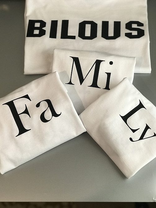 Футболки в стиле Family look для мамы , папы и ребенка С Фамилией и надписью FAMILY Черновцы - изображение 6