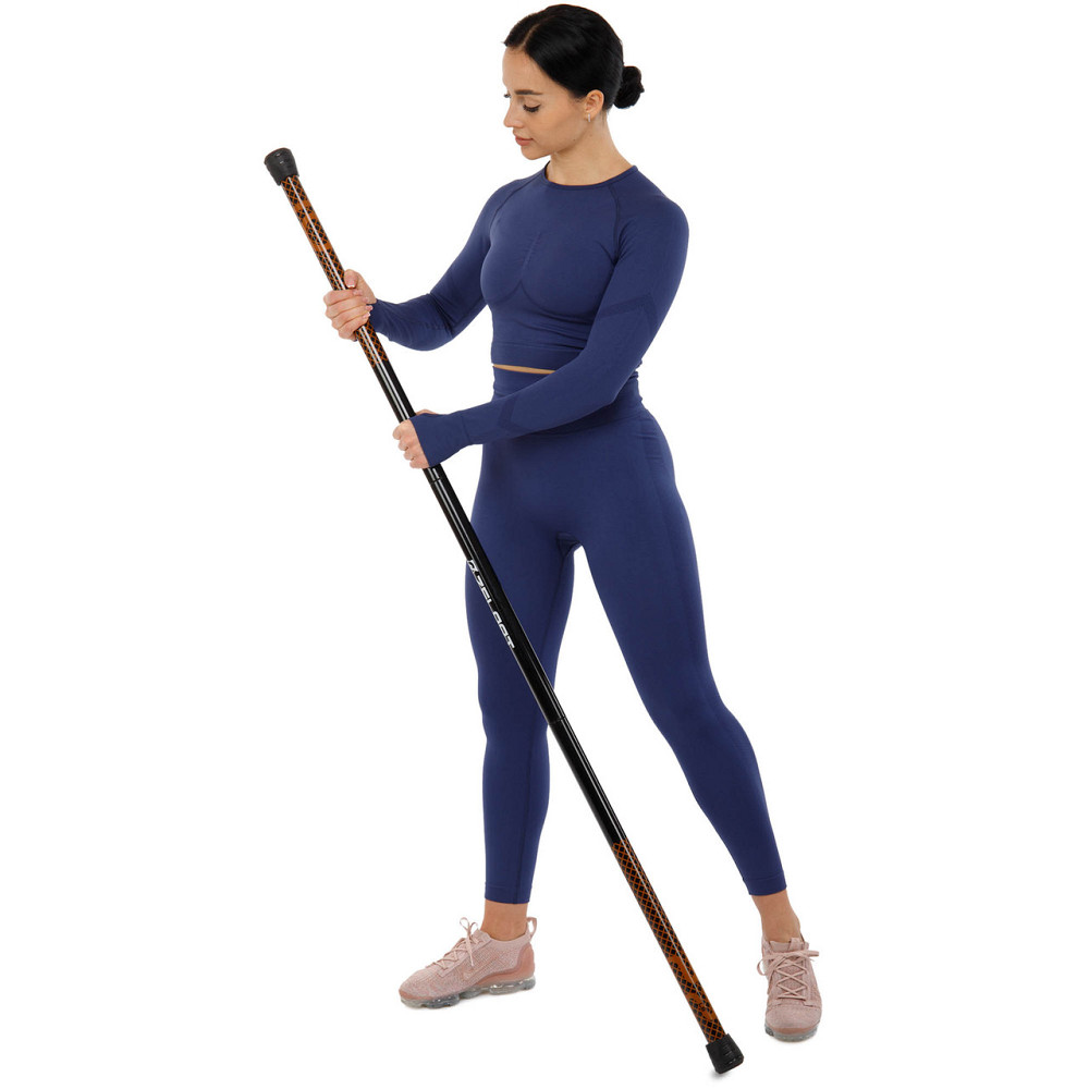 Палка гимнастическая 3-х секционная Бодибар Zelart 9994-10 вес 10 кг Киев - изображение 10