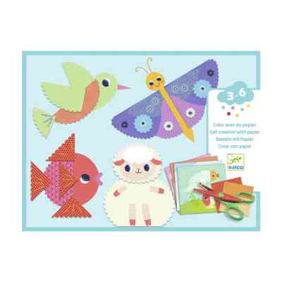 Набор для творчества Djeco Создание коллажа Фигурные картинки (DJ09057) Винница