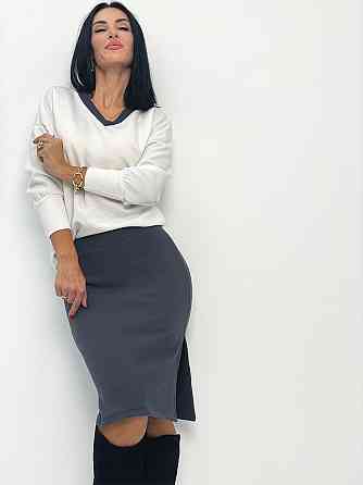 Женский костюм-двойка из ангоры 