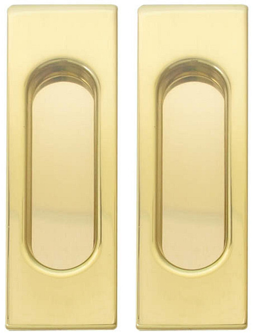 Ручка на розсув. двері Fimet 3663AC F01 пол латунь (комплект) Київ - фото 1