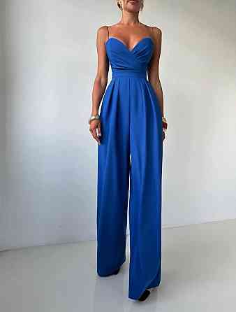 Жіночий стильний елегантний комбінезон костюм преміум'якості Електрик, 44 Одеса