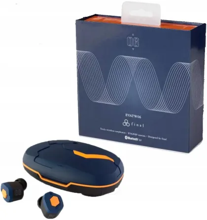 Наушники Final Audio EVA2020 x Collaboration TWS niebiesko-żółte Киев