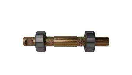 Ось каретки велосипедная (клин) (L-14 см) (+ 2 пром подшипника 6902-ZZ) FN Мукачево