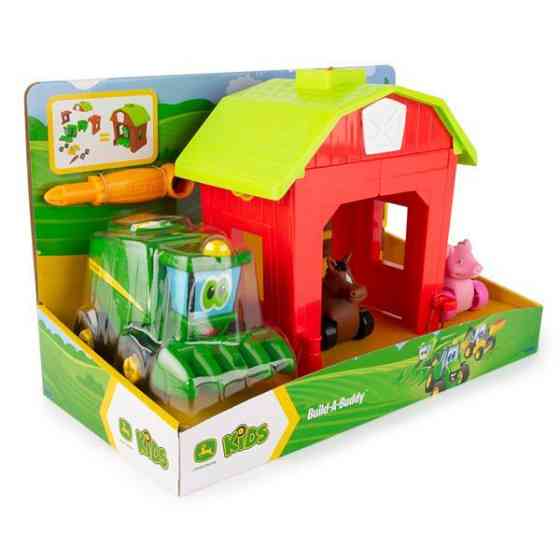 Конструктор John Deere Kids Збери трактор із загоном (47210) Харків