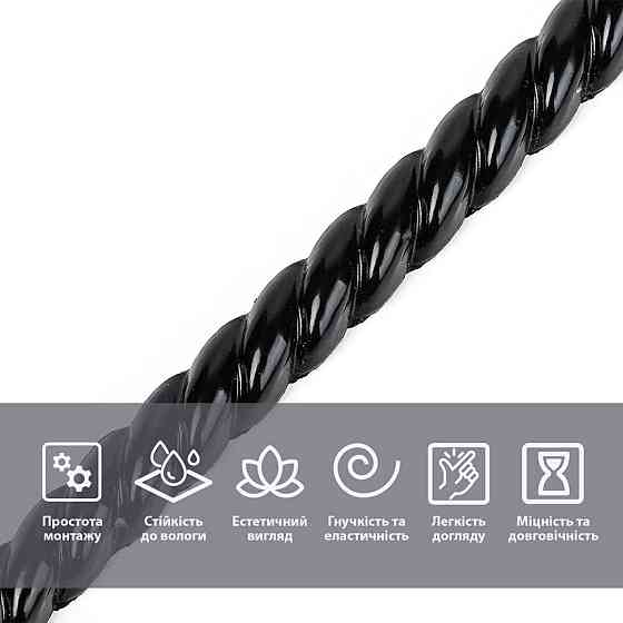 Молдинг 5000х10х7мм Чорний SW-00002682 Київ