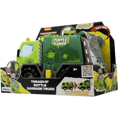 Игровой набор Funrise TMNT Черепашки-Ниндзя классические Боевой мусоровоз со светом и звуком (71045) Винница - изображение 9